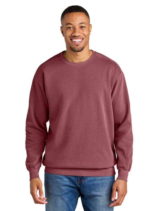 Men's Pocketless Crewneck Sweatshirt - 1566 - Crimson