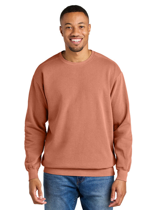 Men's Pocketless Crewneck Sweatshirt - 1566 - Terracotta