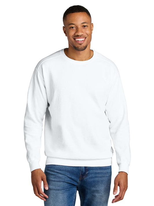 Men's Pocketless Crewneck Sweatshirt - 1566 - White