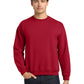 Men's Pocketless Crewneck Sweatshirt - 18000 - Cherry Red