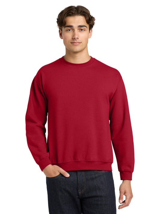 Men's Pocketless Crewneck Sweatshirt - 18000 - Cherry Red
