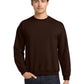 Men's Pocketless Crewneck Sweatshirt - 18000 - Dark Chocolate