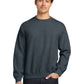 Men's Pocketless Crewneck Sweatshirt - 18000 - Dark Heather