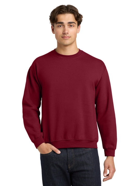 Men's Pocketless Crewneck Sweatshirt - 18000 - Garnet