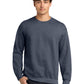 Men's Pocketless Crewneck Sweatshirt - 18000 - Heather Dark Navy