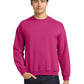 Men's Pocketless Crewneck Sweatshirt - 18000 - Heliconia