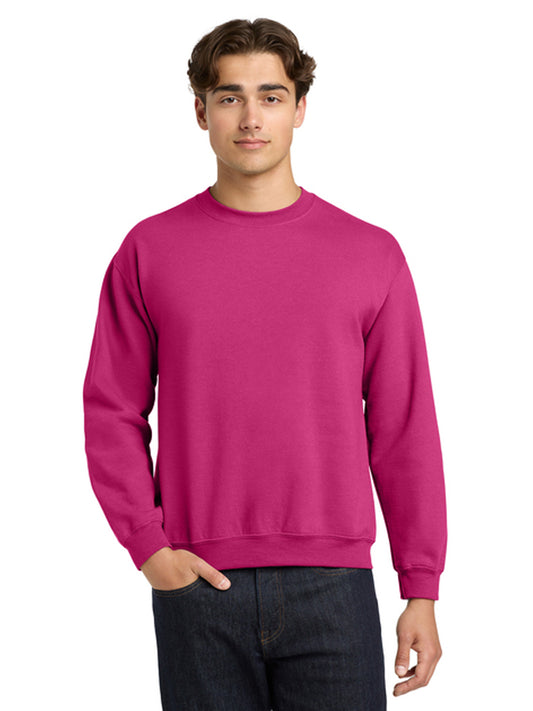 Men's Pocketless Crewneck Sweatshirt - 18000 - Heliconia