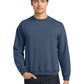 Men's Pocketless Crewneck Sweatshirt - 18000 - Indigo Blue