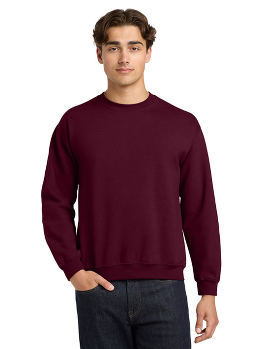 Men's Pocketless Crewneck Sweatshirt - 18000 - Maroon