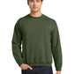 Men's Pocketless Crewneck Sweatshirt - 18000 - Military Green