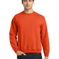Men's Pocketless Crewneck Sweatshirt - 18000 - Orange