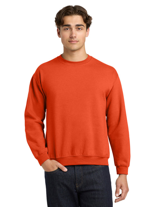 Men's Pocketless Crewneck Sweatshirt - 18000 - Orange