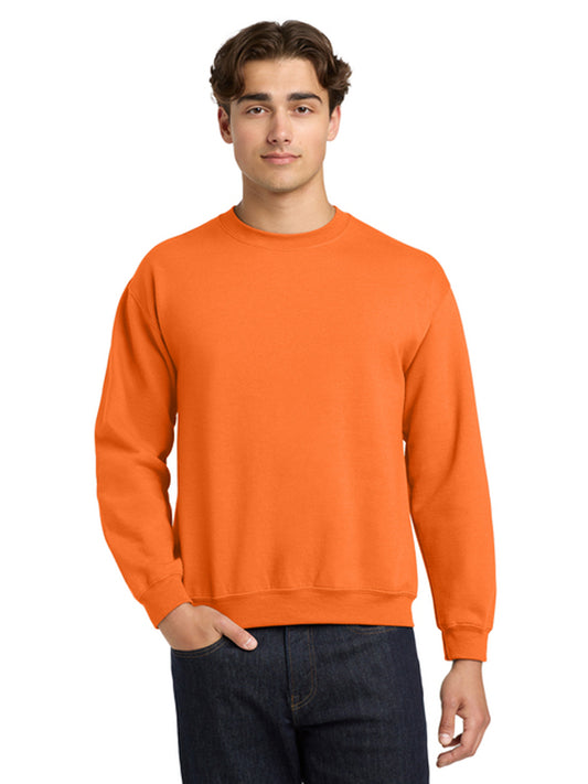 Men's Pocketless Crewneck Sweatshirt - 18000 - S. Orange