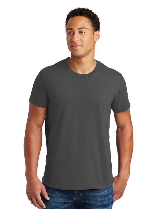 Men's Pocketless Cotton T-Shirt - 4980 - Smoke Grey