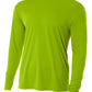 Men's Pocketless Cooling Performance Long Sleeve Tee - A4N3165 - Lime