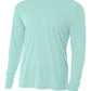 Men's Pocketless Cooling Performance Long Sleeve Tee - A4N3165 - Pastel Mint