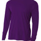 Men's Pocketless Cooling Performance Long Sleeve Tee - A4N3165 - Purple