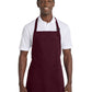 Unisex 2-Pocket Full-Length Apron - A500 - Maroon