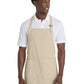 Unisex 2-Pocket Full-Length Apron - A500 - Stone