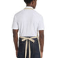 Unisex 2-Pocket Full-Length Apron - A500 - Stone