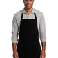 Unisex 2-Pocket Full-Length Bib Apron - A600 - Black