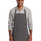 Unisex 2-Pocket Full-Length Bib Apron - A600 - Charcoal
