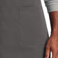 Unisex 2-Pocket Full-Length Bib Apron - A600 - Charcoal