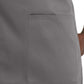 Unisex 2-Pocket Medium-Length Bib Apron - A601 - Charcoal