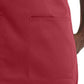 Unisex 2-Pocket Medium-Length Bib Apron - A601 - Red