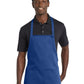 Unisex 2-Pocket Medium-Length Bib Apron - A601 - Royal