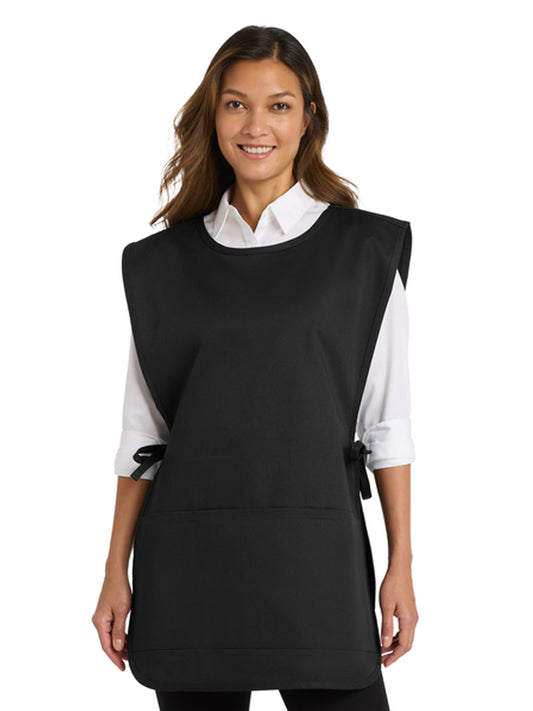 Unisex 3-Pocket Stain Release Apron - A705 - Black