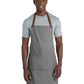 Unisex 2-Pocket Market Full-Length Bib Apron - A800 - Ash Grey