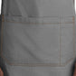Unisex 2-Pocket Market Full-Length Bib Apron - A800 - Ash Grey