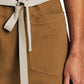 Unisex 2-Pocket Canvas Full-Length Apron - A815 - Duck Brown/ Stone