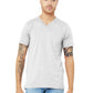 Unisex Pocketless V-Neck Tee - BC3005 - Ash