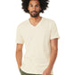 Unisex Pocketless V-Neck Tee - BC3005 - Natural