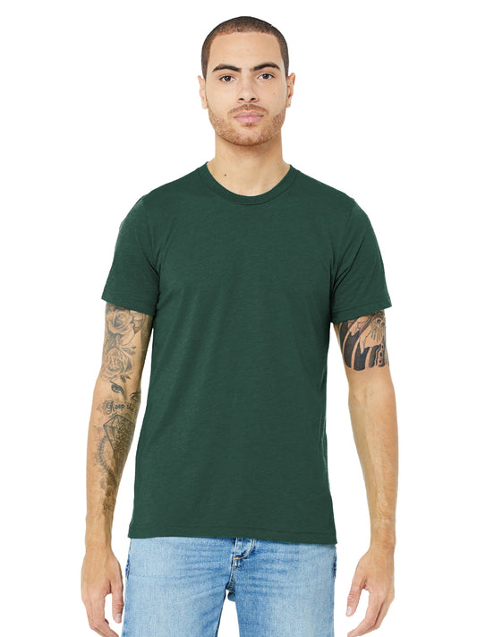 Unisex Triblend Tee - BC3413 - Solid Forest Triblend
