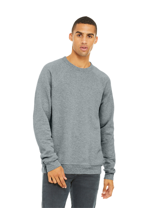 Unisex Raglan Sweatshirt - BC3901 - Athletic Heather