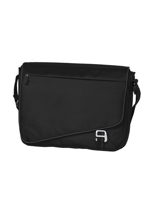 Transit Messenger Bag - BG302 - Black/Deep Smoke