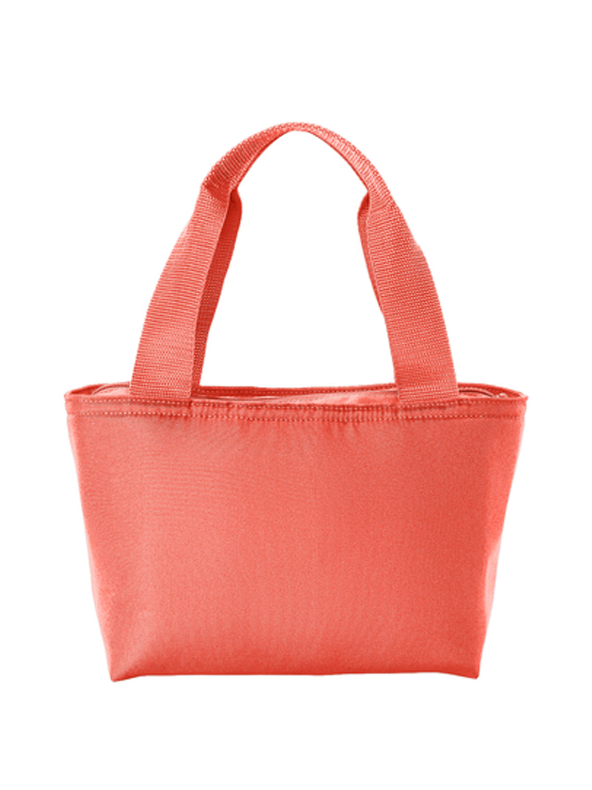 2-Pocket Insulated Lunch Tote - BG518 - Coral Splash