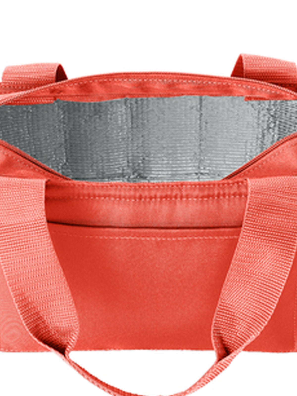 2-Pocket Insulated Lunch Tote - BG518 - Coral Splash