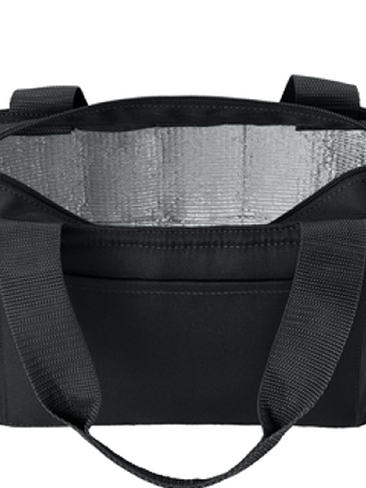 2-Pocket Insulated Lunch Tote - BG518 - Deep Black