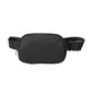 Unisex 2-Pocket Matte Hip Pack - BG936 - Deep Black