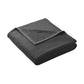 Unisex Oversized Core Fleece Blanket - BP79 - Dark Heather Grey