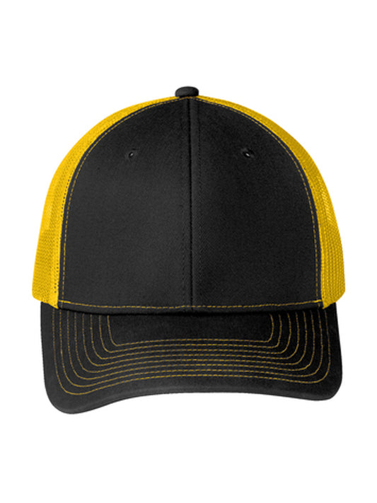 Unisex Snapback Cap - C112 - Black/ Gold