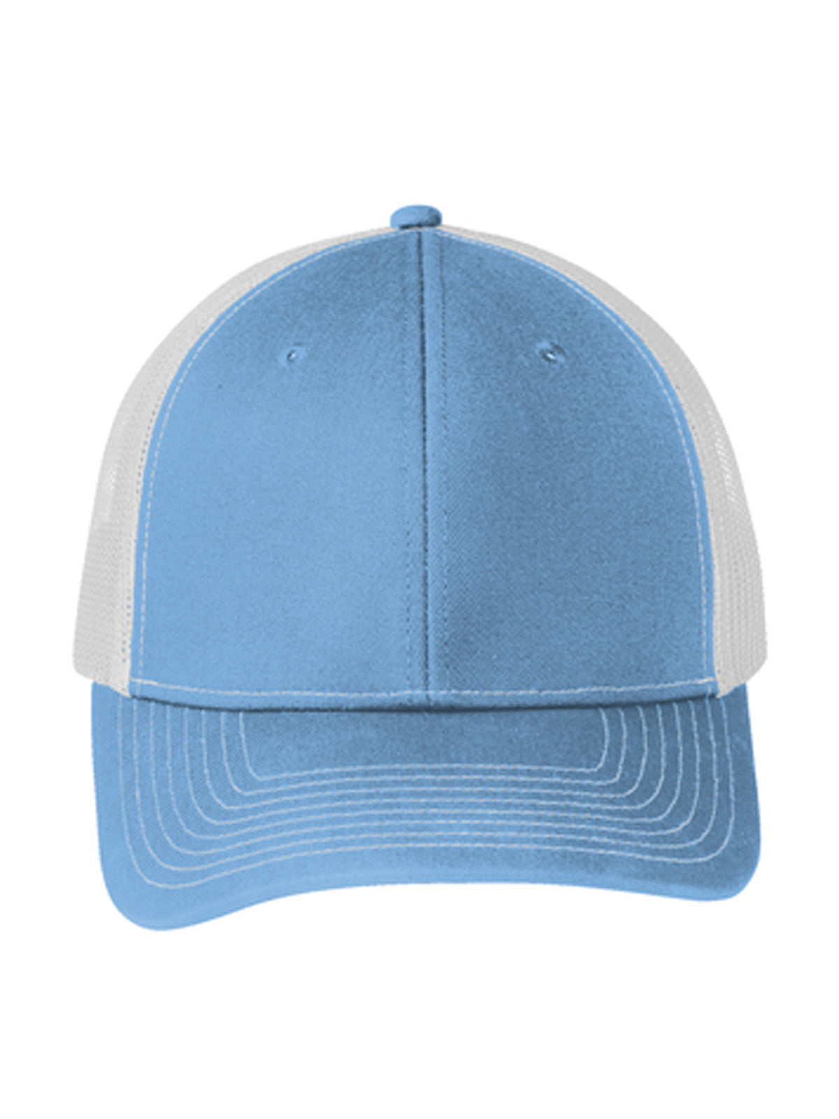 Unisex Snapback Cap - C112 - Carolina Blue/ White