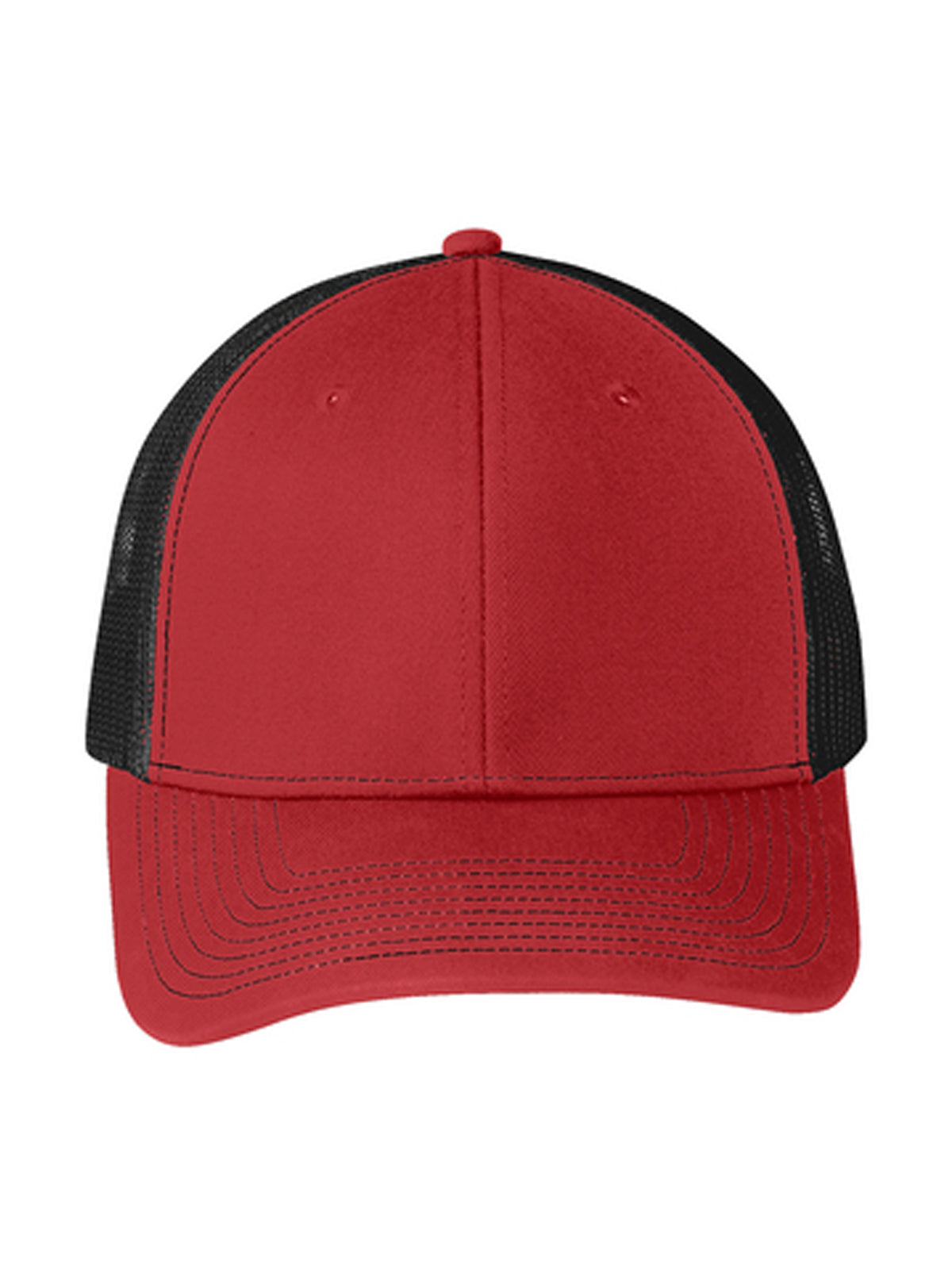Unisex Snapback Cap - C112 - Flame Red/ Black