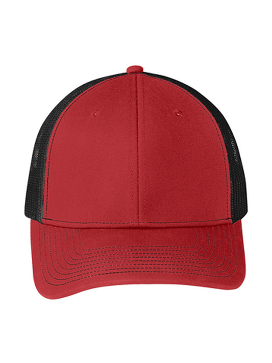 Unisex Snapback Cap - C112 - Flame Red/ Black