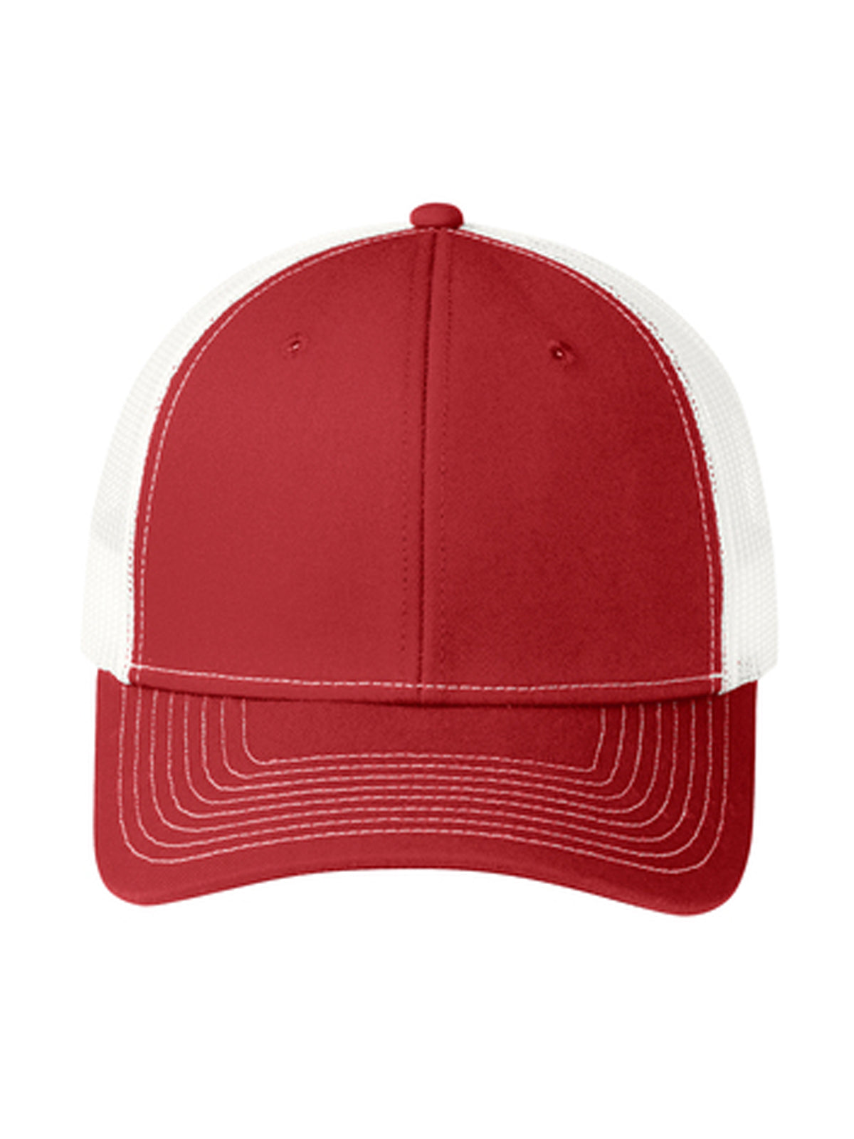 Unisex Snapback Cap - C112 - Flame Red/ White