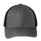 Unisex Snapback Cap - C112 - Grey Steel/ Black